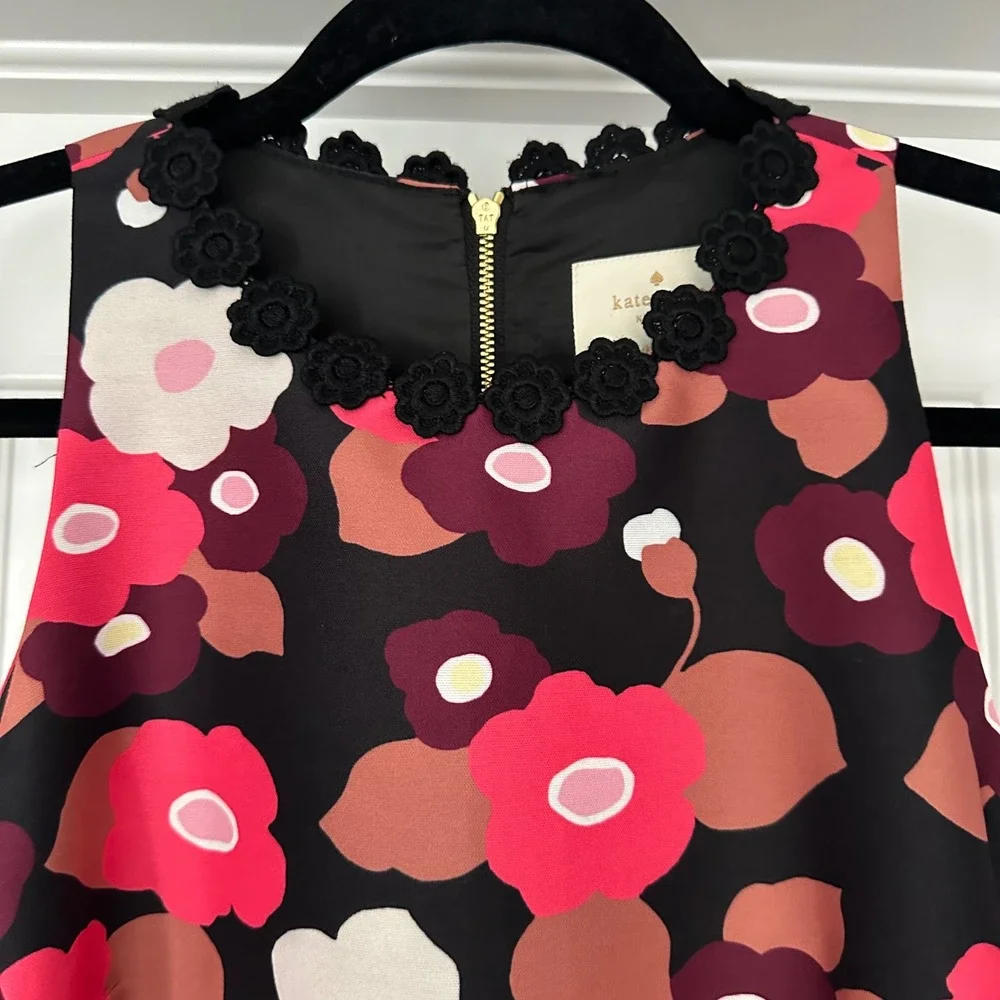 Kate Spade Blooming Mikado Floral Dress‎ Size 4